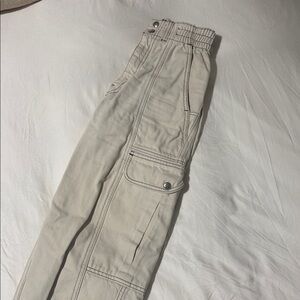 BDG cream cargo pants